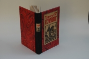 <h5>Aymeri de Narbonne</h5><p>Toile papier. cousu sur rubans.
Incrustation couverture d'origine
Pièce de titre papier</p>